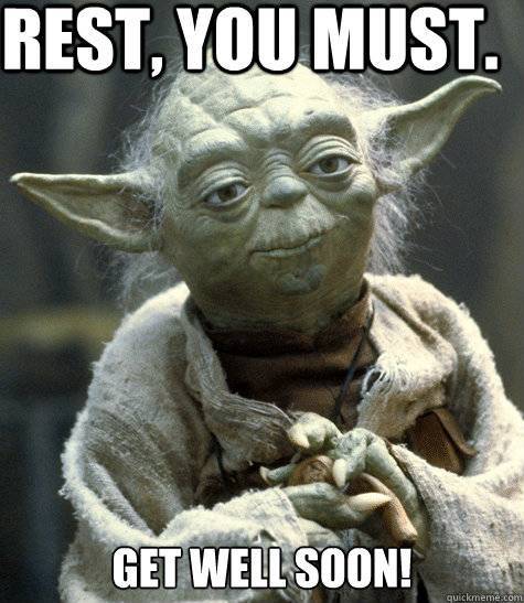 Yoda get well soon meme for group get well soon ecard