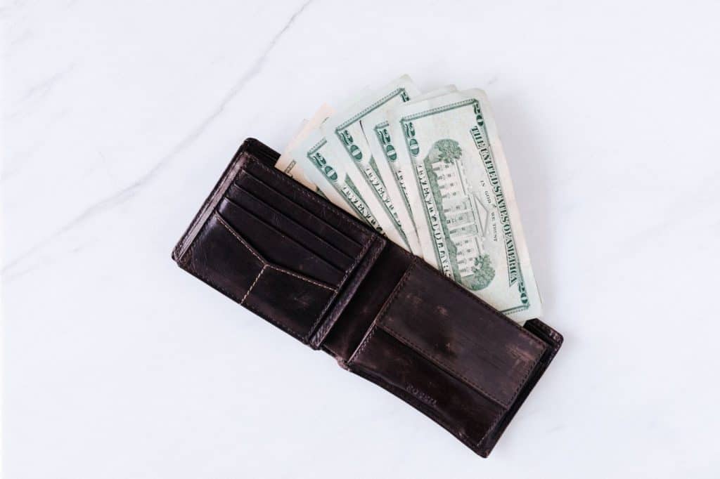 gift a leather wallet for third anniversary