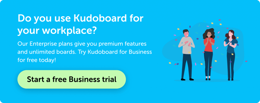 how to use kudoboard in the workplace