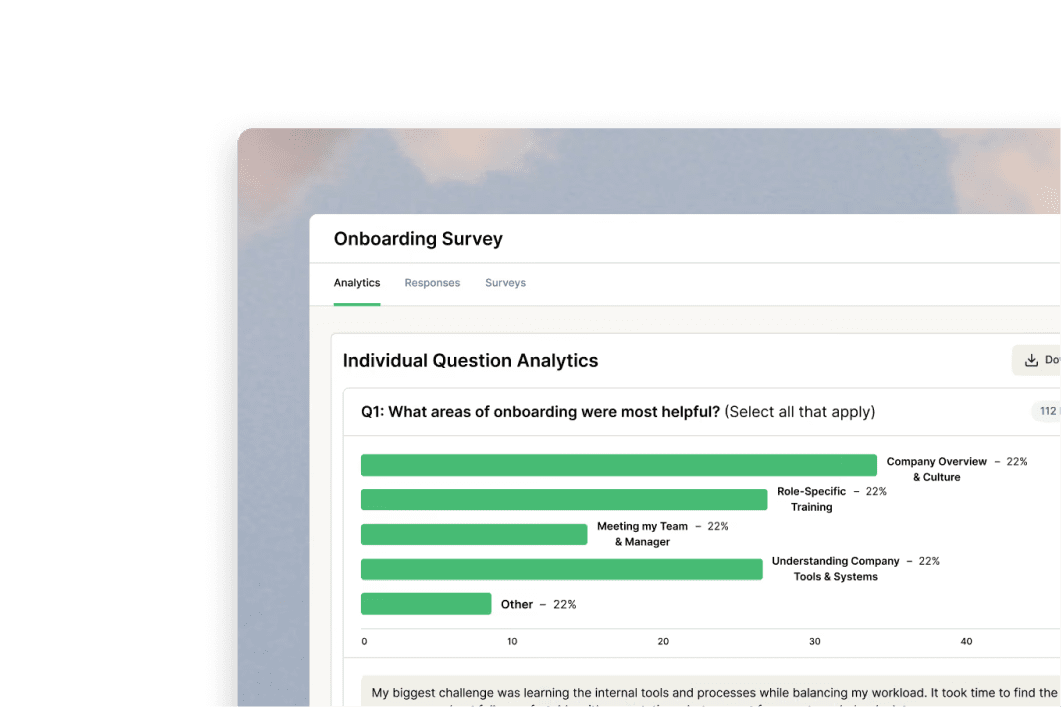 Custom Surveys