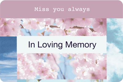 Miss you always Kudoboard