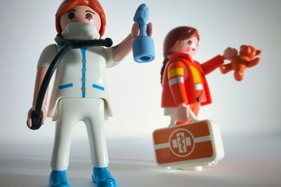 Lego medical professionals standing tall ready for nurses day 2025