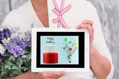 virtual group greeting cards