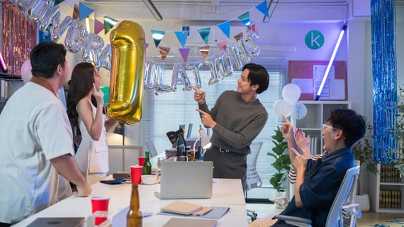 short anniversary message