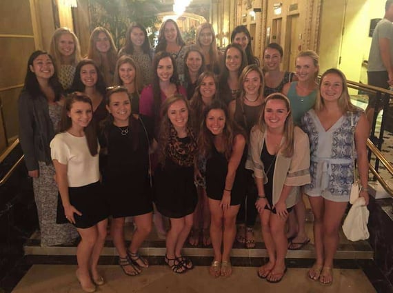 Group photo of Sorority girls