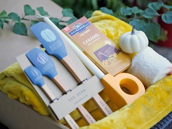 Bright baking themed holiday gift for employees
