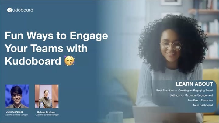 Team Building Ideas with Kudoboard