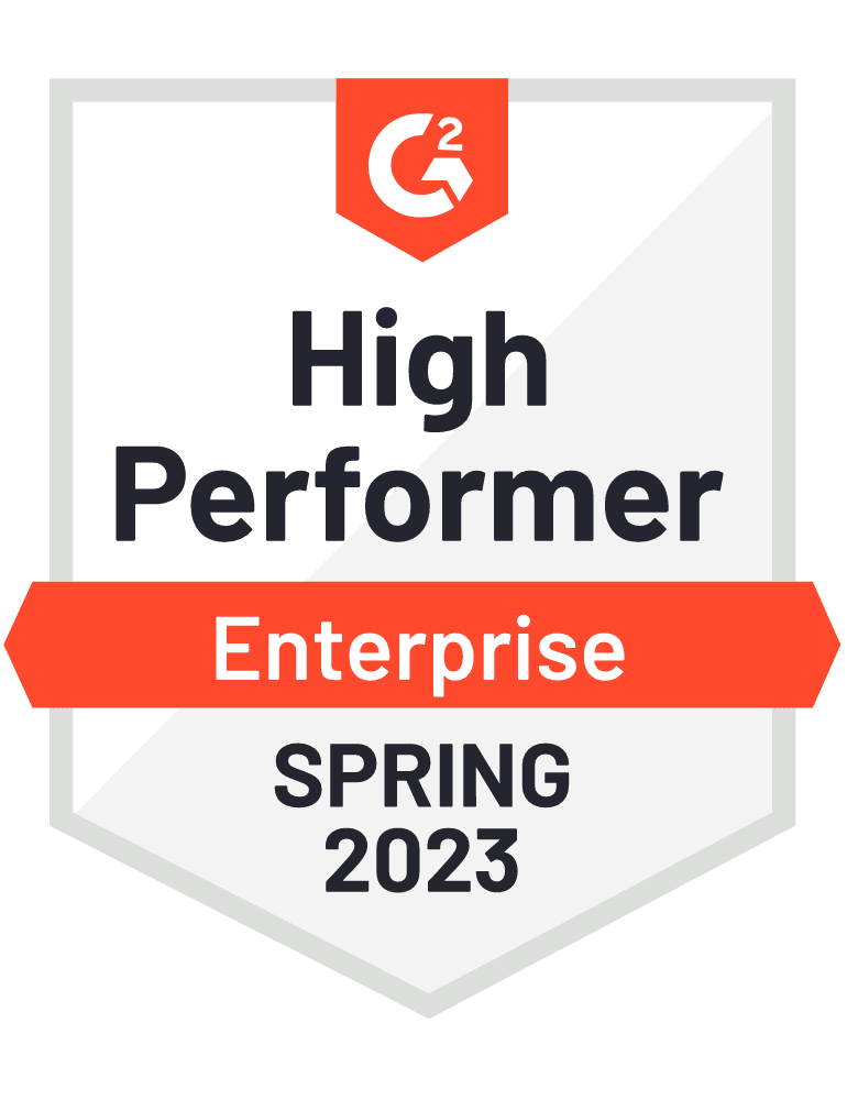 G2 High Performer Enterprise Spring 2023