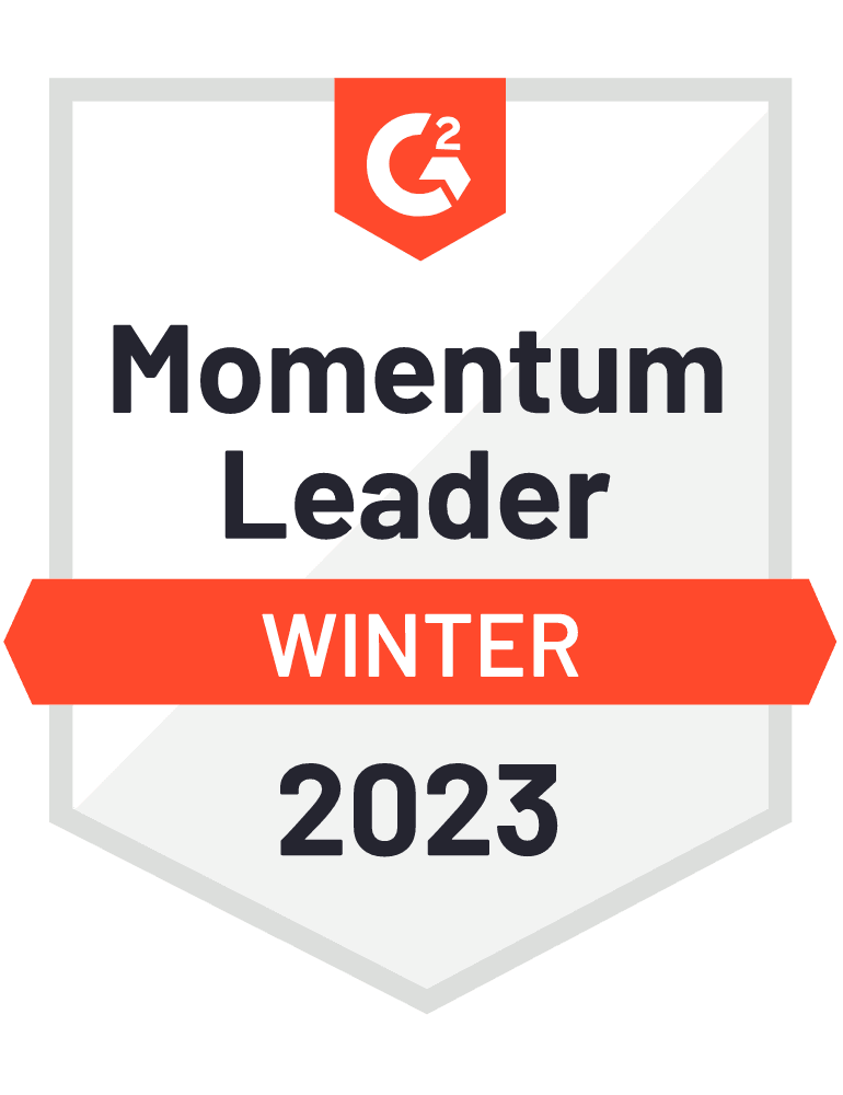 G2 Momentum Leader Winter 2023
