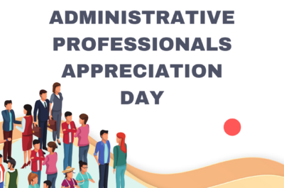 Administrative Professionals Appreciation Day Message