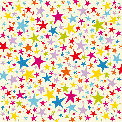 Different colored stars background