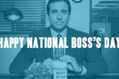 Happy National Boss's Day banner