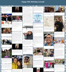 Happy Birthday Kudoboard with posts