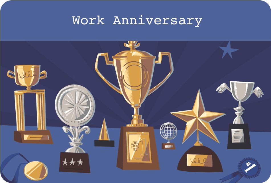 Work Anniversary Kudoboard