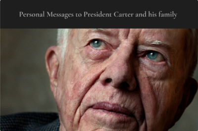 Personal messages to President Carter and his family Kudoboard
