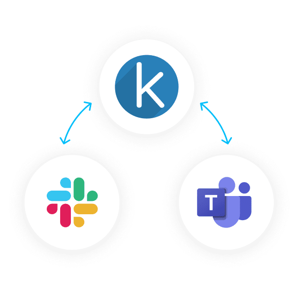 Kudoboard integrating with Slack and Teams