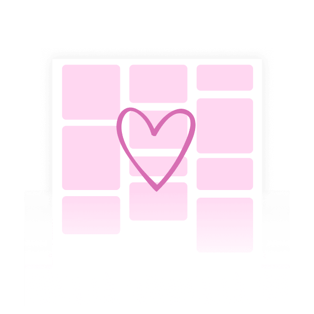 Kudoboard icon with heart