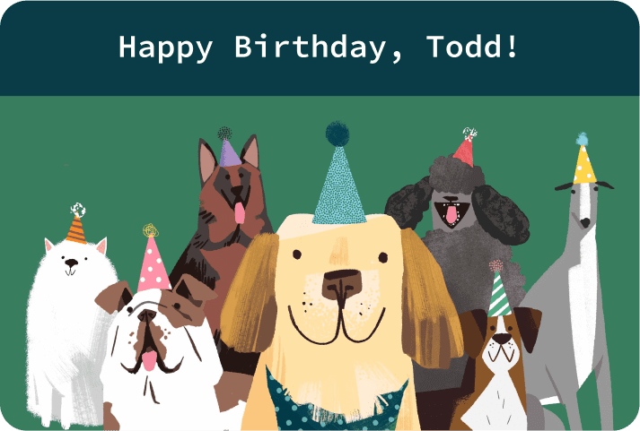 Happy Birthday, Todd! Kudoboard