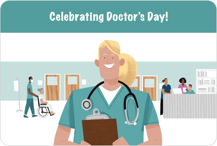 Celebrating Doctor's Day! Kudoboard