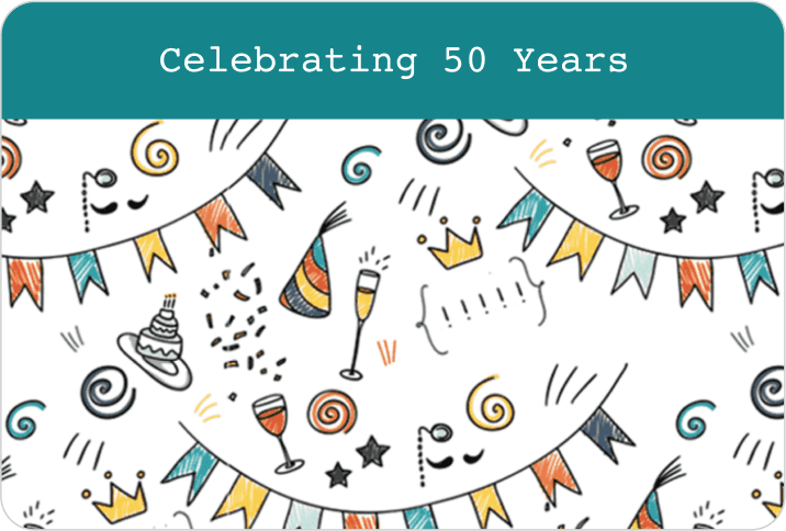 Celebrating 50 years Kudoboard