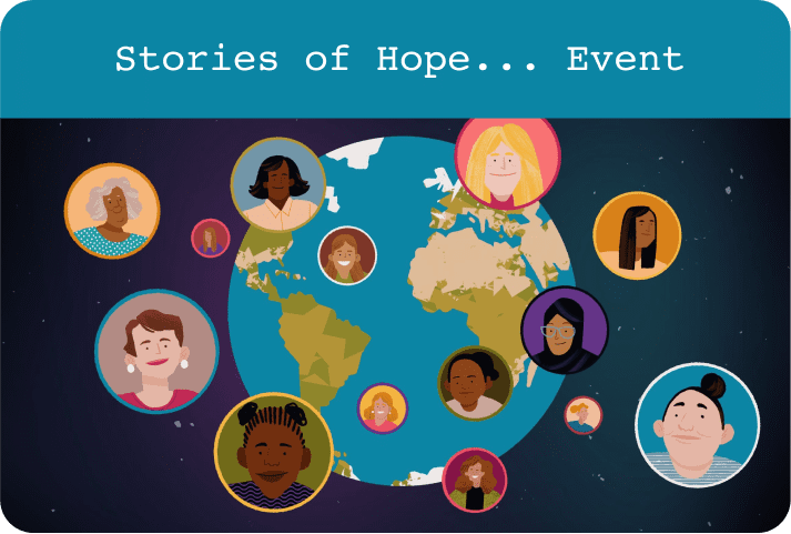 Stories of Hope Event Kudoboard