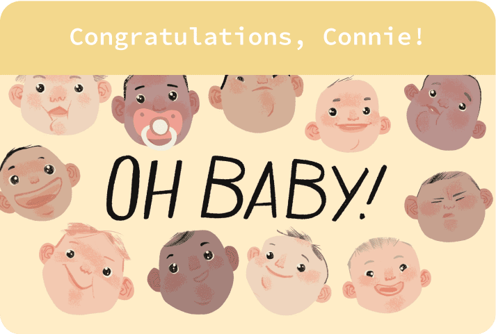 Congratulations, Connie! Kudoboard