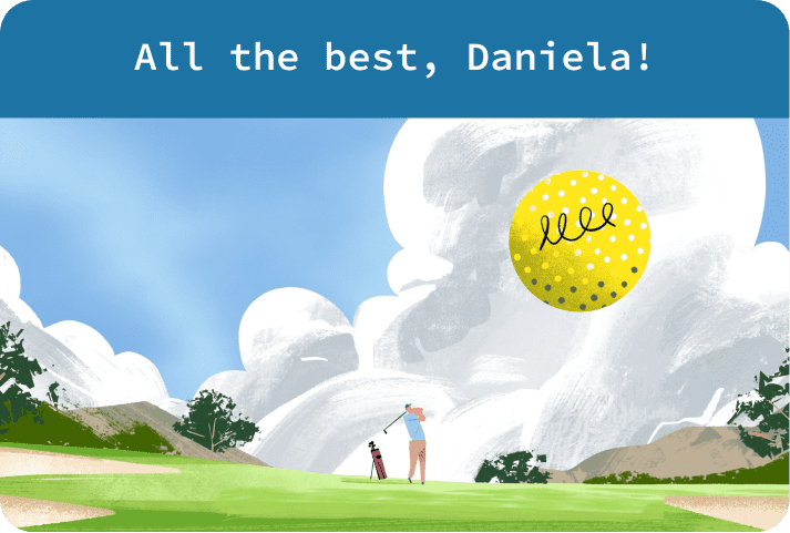 All the best, Daniela! Kudoboard