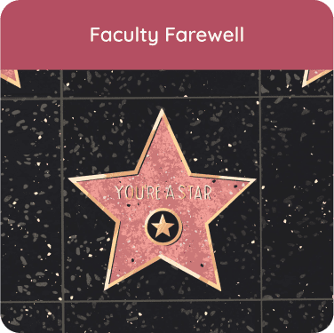 Faculty Farewell Kudoboard