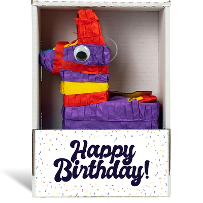 Small pinata in gift box