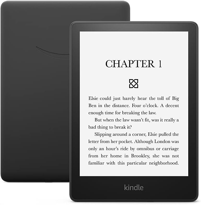 Kindle device with book