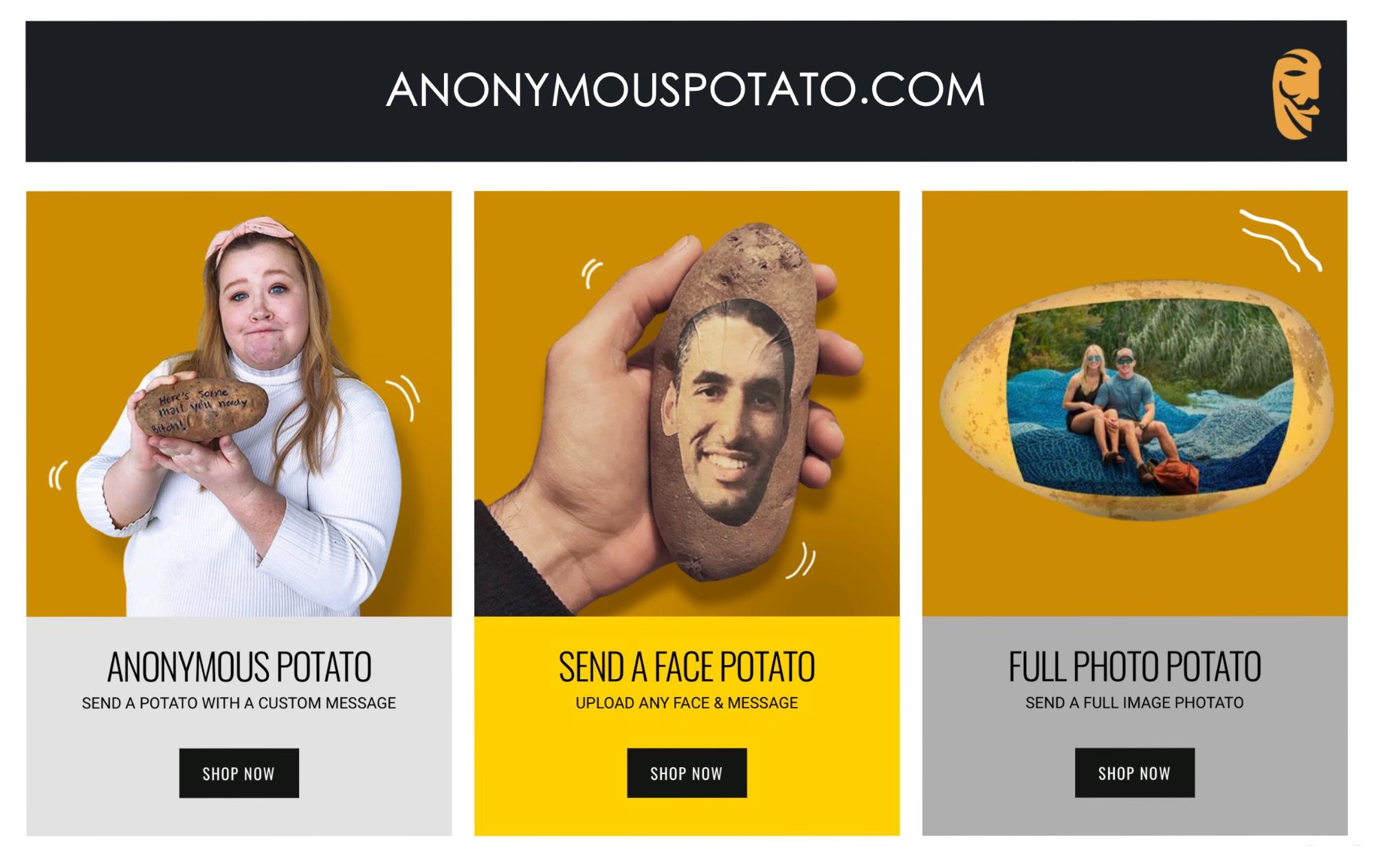 Anonymous potato branding