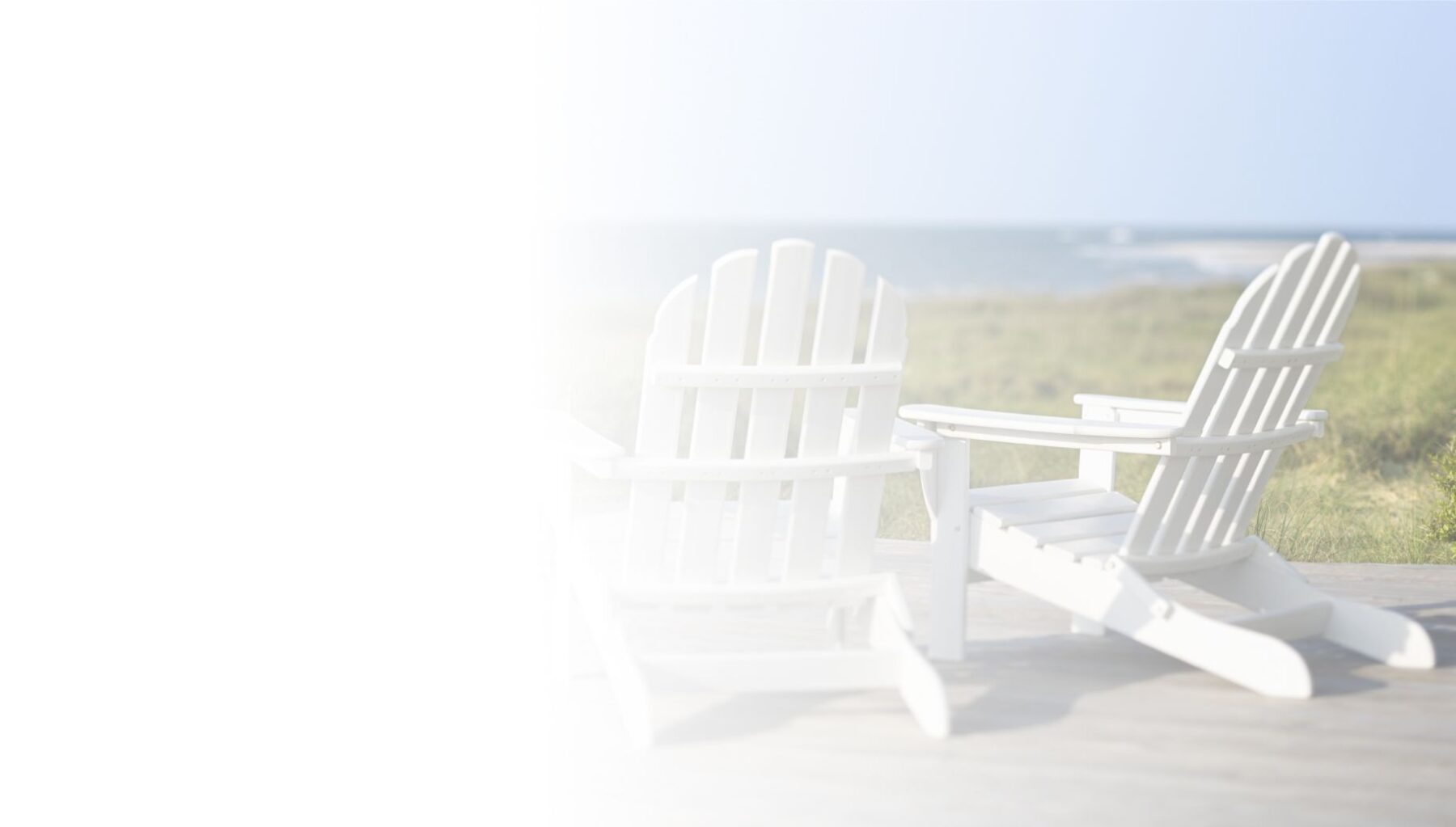 Chair sitting on a dock for retirement