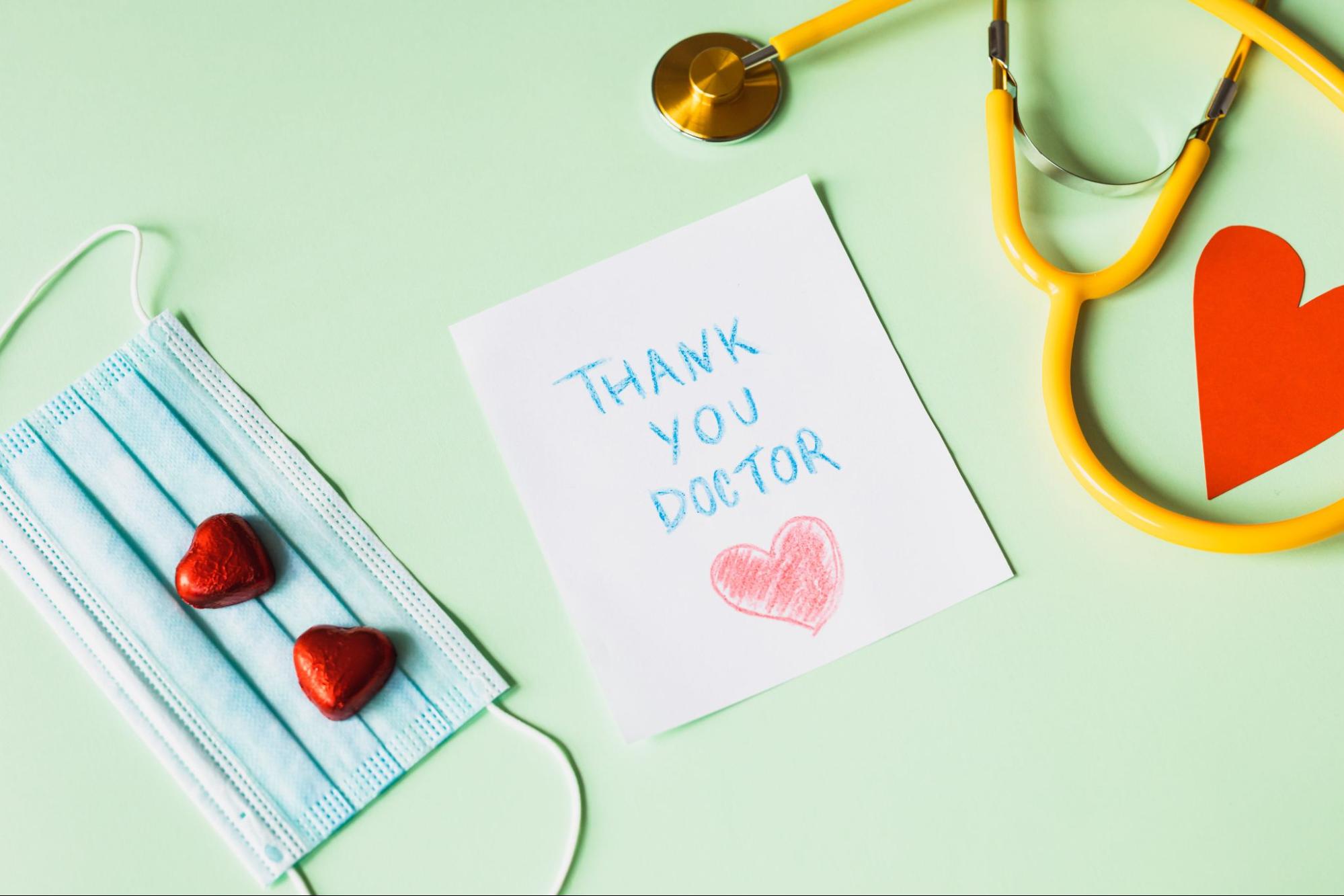 Thank You Doctor card