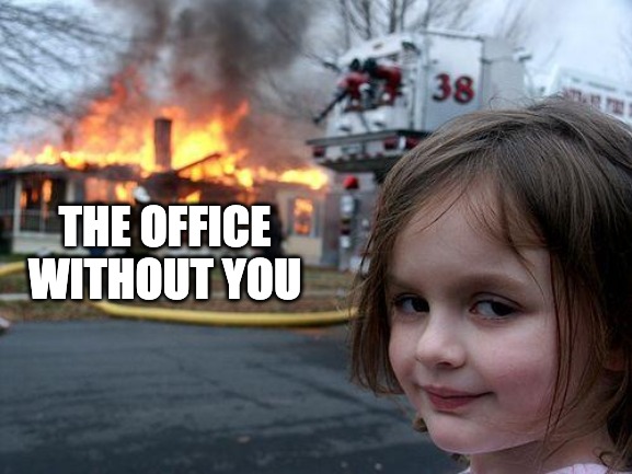 Administrative Professionals Day burning housememe