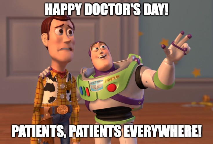 Patient meme about doctor's day