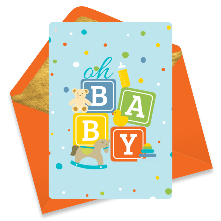 Cute new baby card