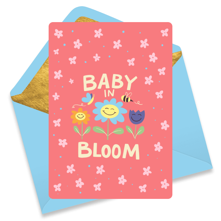Baby in Bloom eCard