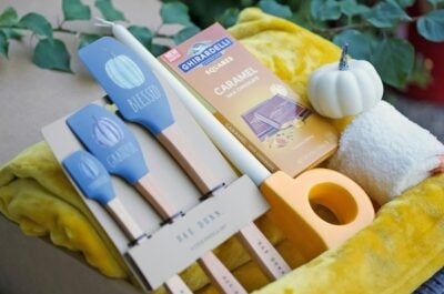 Bright baking themed holiday gift for employees