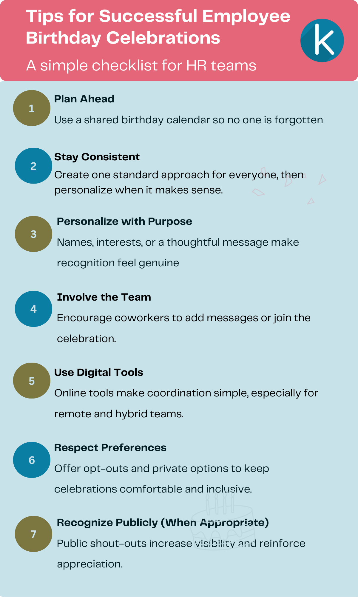 Employee Birthday Celebration