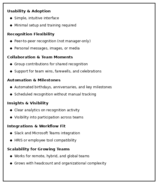 Employee Recognition Software