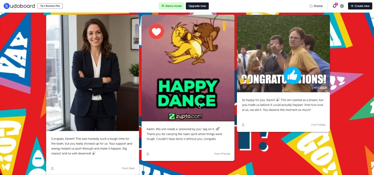 Kudoboard ecard