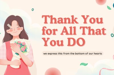 Thank you for all you do