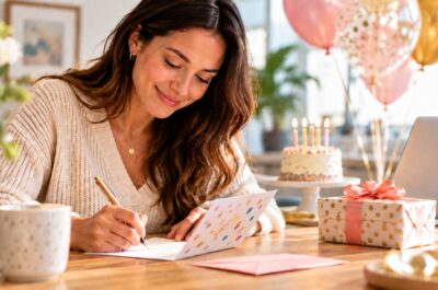 Sign a Birthday Card Without Saying Love