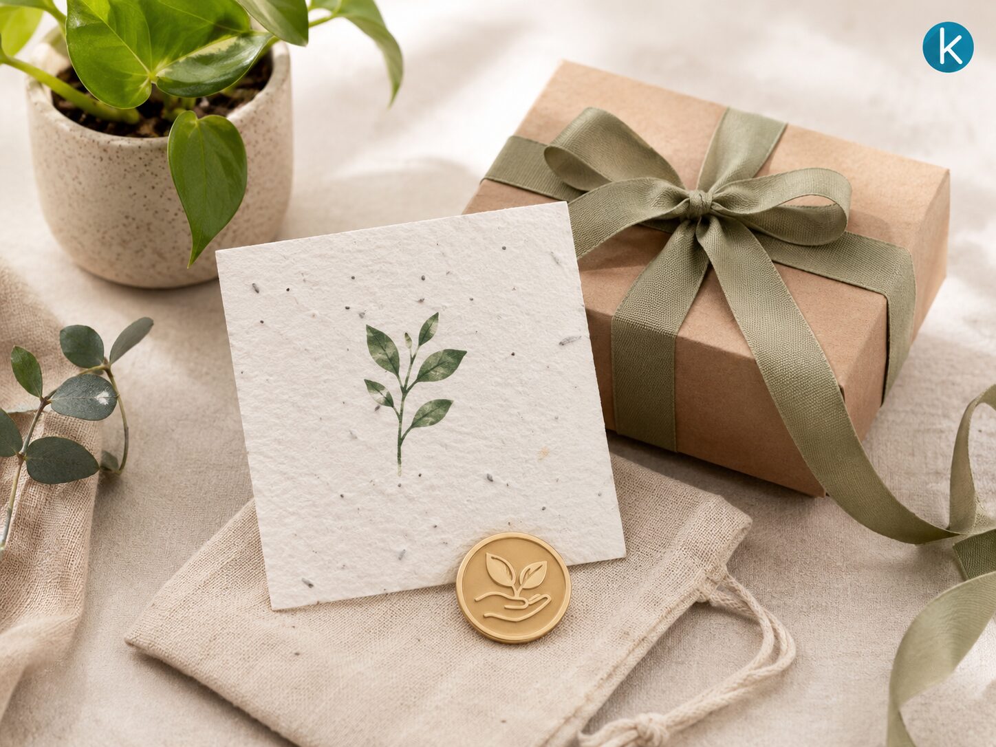 Values-based donation with keepsake